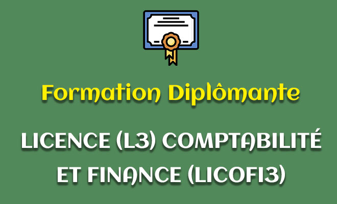 Cliquer ici pour plus d'infos sur Licence (L3) Comptabilité et Finance (LICOFI3)